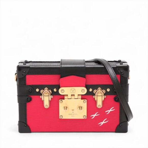 Louis Vuitton Epi Petite Mull M54651 DU0145 red x black - Picture 1 of 7